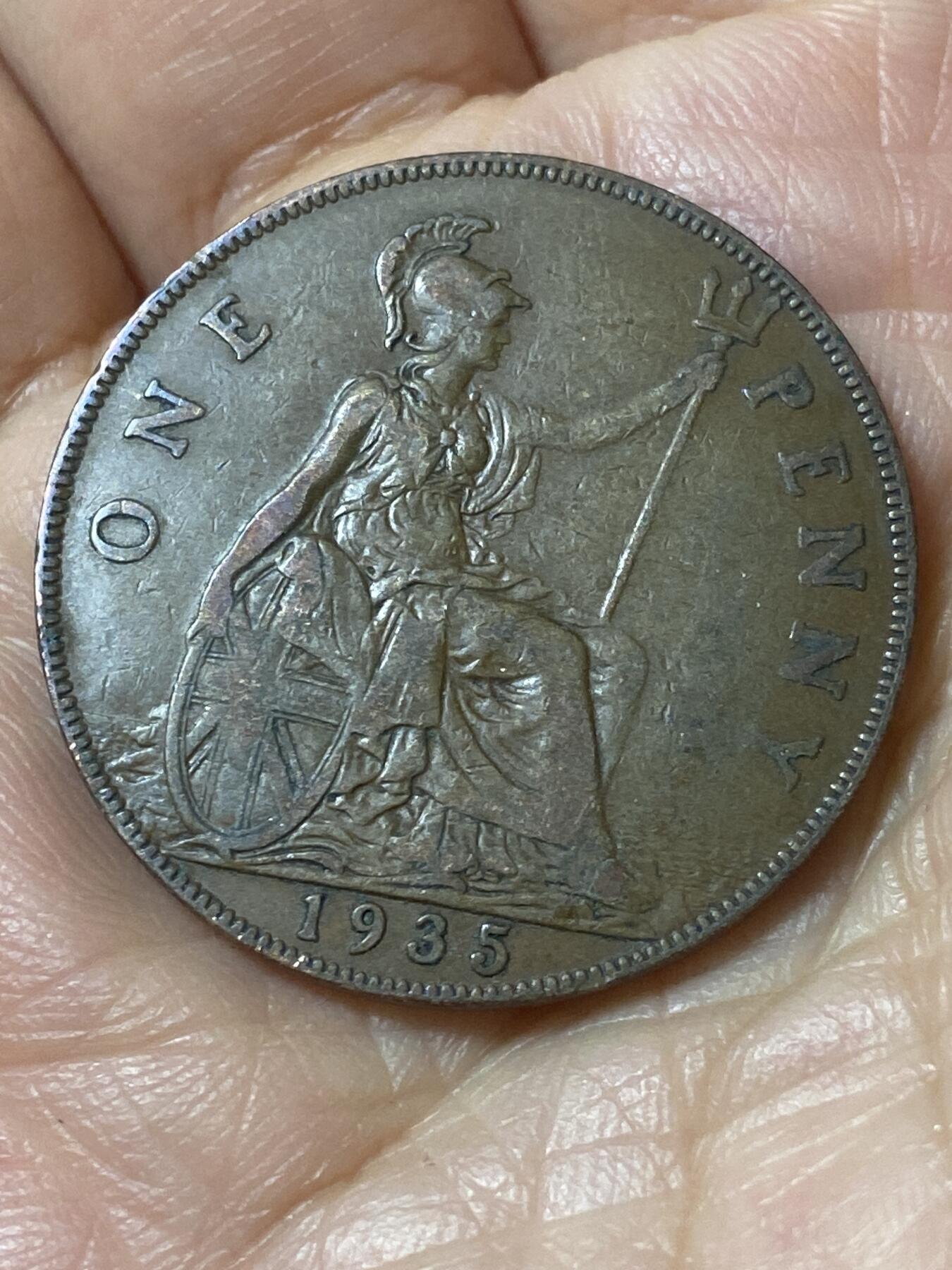 2026年第二十一场(总第一百九十场）外国好品散币场(免佣金) 英国🇬🇧1935年1便士(乔治五世第三版)