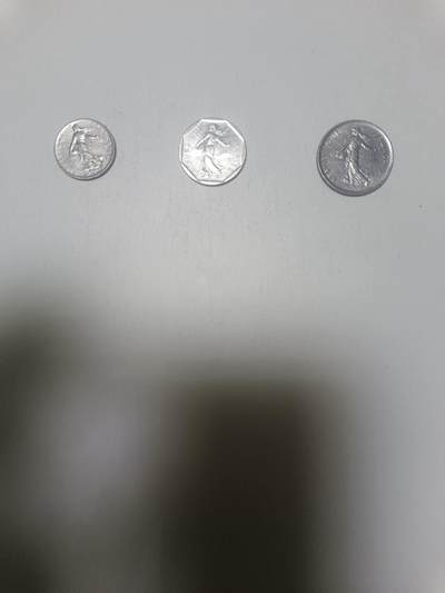 【20260210】非全新纸币和硬币第333场 - 法国3枚硬币