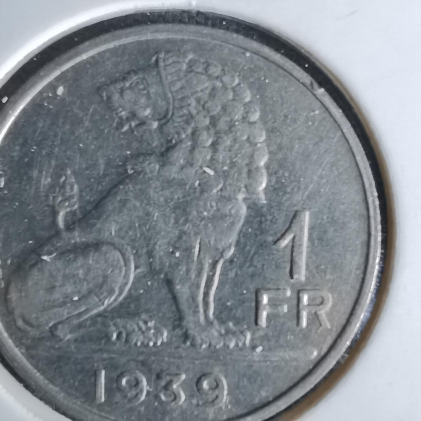 沼泽如烟--第991场 比利时1939年1法郎