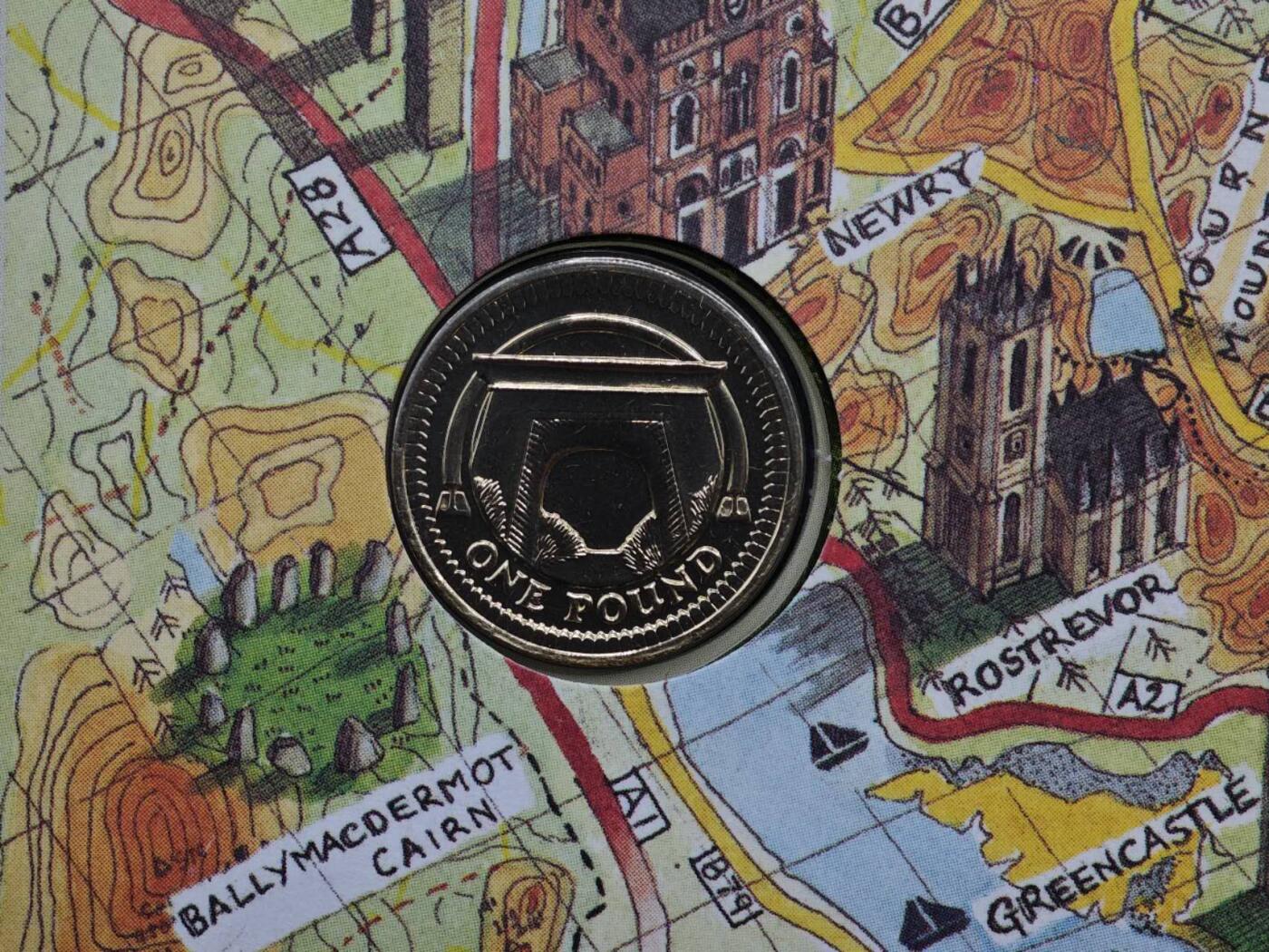  【淘币小摊】限时拍第八百七十拍   克朗币邮币封场    年前最后一场结束全部发出请更换最新收货地址不方便收货的请勿参拍或者顺丰到付 英国2006年1镑邮币封