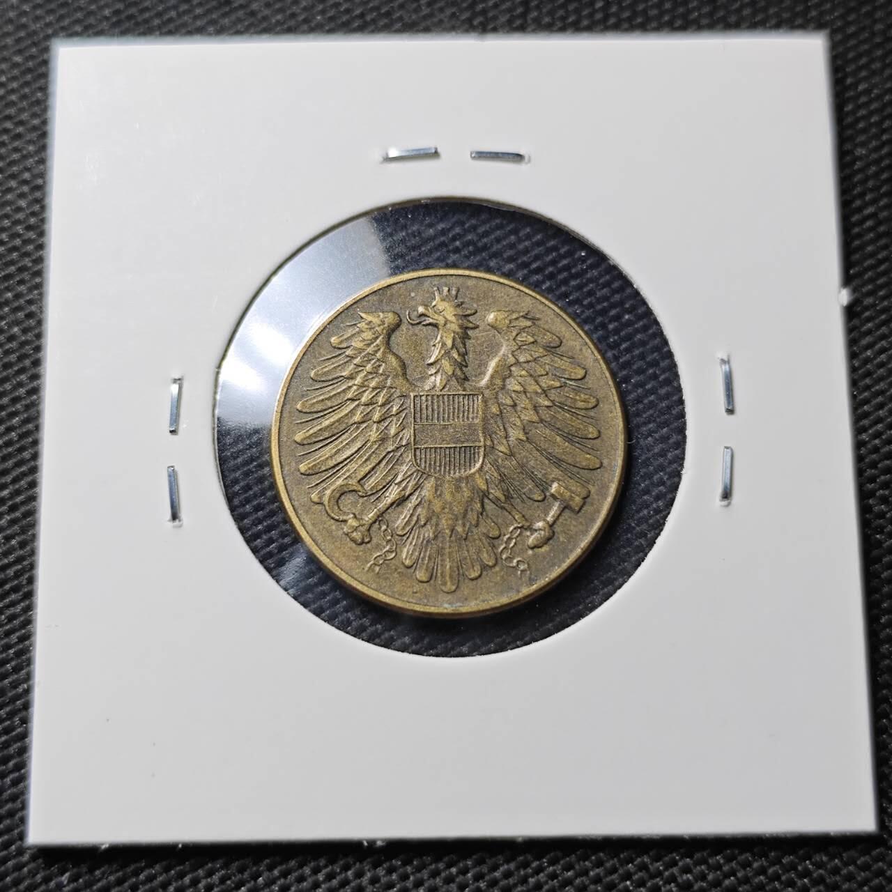 KK钱币收藏小铺  第395期  2月预留时间 周末发货 1951奥地利20格罗申