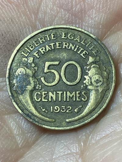 2026年第二十一场(总第一百九十场）外国好品散币场(免佣金) - 法兰西第三共和国1932年50生丁(Open 9–开口9版)