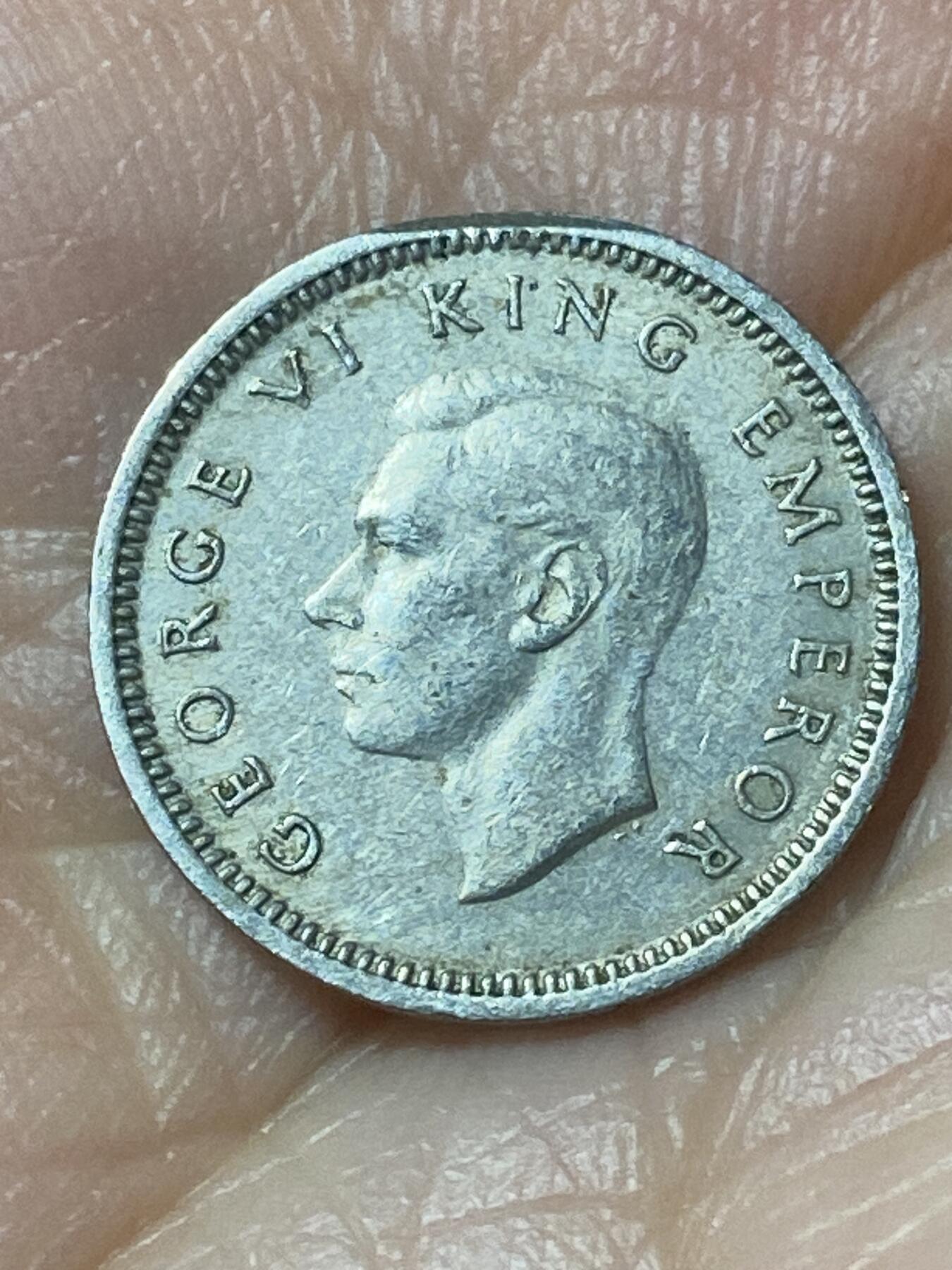 2026年第二十一场(总第一百九十场）外国好品散币场(免佣金) 新西兰🇳🇿1947单年份3便士(乔治六世第二版)