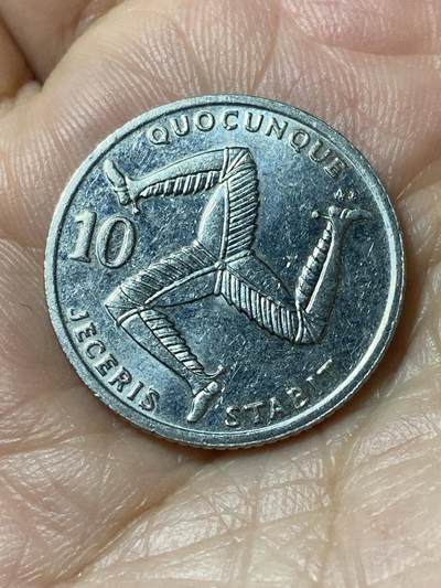 2026年第二十一场(总第一百九十场）外国好品散币场(免佣金) - 英属马恩岛🇮🇲1992年10便士(伊丽莎白二世中年高冠第二套第二版)