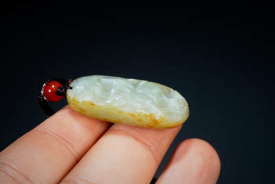 上海都达杂项专场三十四【年后发货全场包邮】  天然和田玉精雕《牛气冲天》挂件88-82