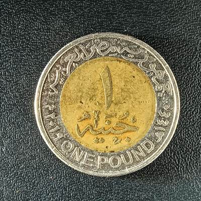 逸泉钱币2026第十二组世界钱币专场春节千件大拍A1614～2574 - 2179 埃及1磅双色纪念币