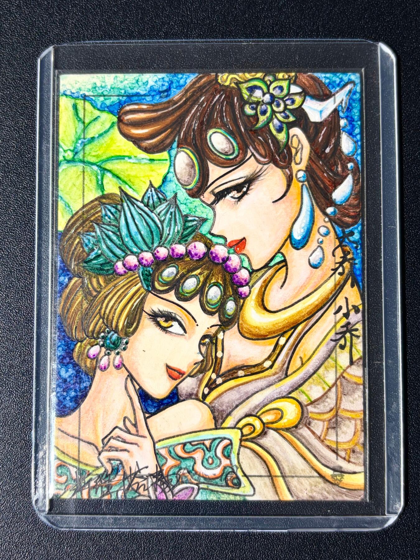 NO.24 好又多金牌大场，年前最后一期，全场中拍有礼！每周一站式配齐，方便凑单！（周6晚9点截拍，卖家送拍0抽成！ 【1/1手绘卡】绘心阁 画师斯维塔杨 大乔小乔