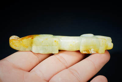 上海都达杂项专场三十四【年后发货全场包邮】  古玉虎小摆件