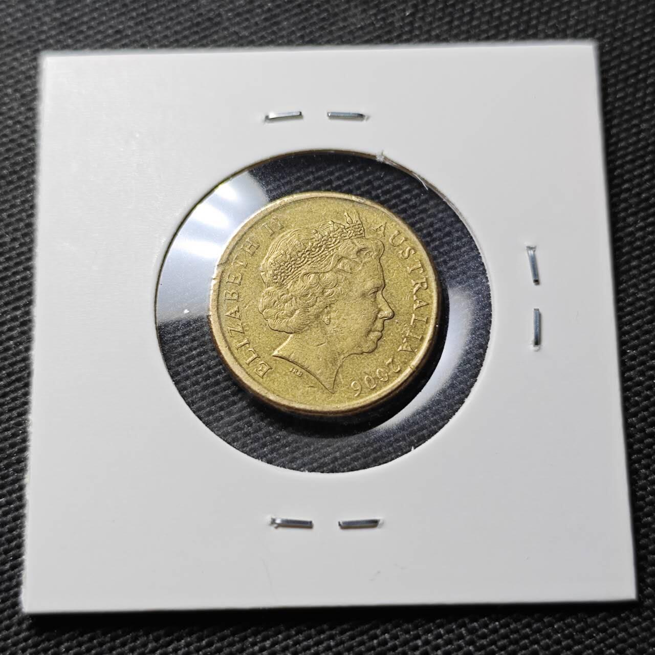 KK钱币收藏小铺  第395期  2月预留时间 周末发货 2006澳大利亚土著人2元