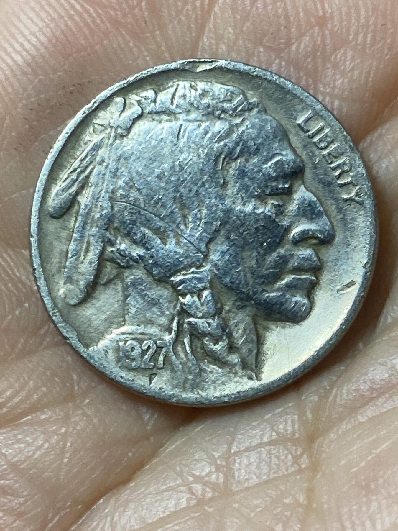 2026年第二十一场(总第一百九十场）外国好品散币场(免佣金) 美国🇺🇸1927年5分(野牛5分第二版)