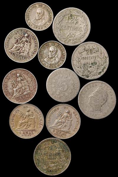 修遠堂世界钱币第104期 - 拉美旧钱币一组