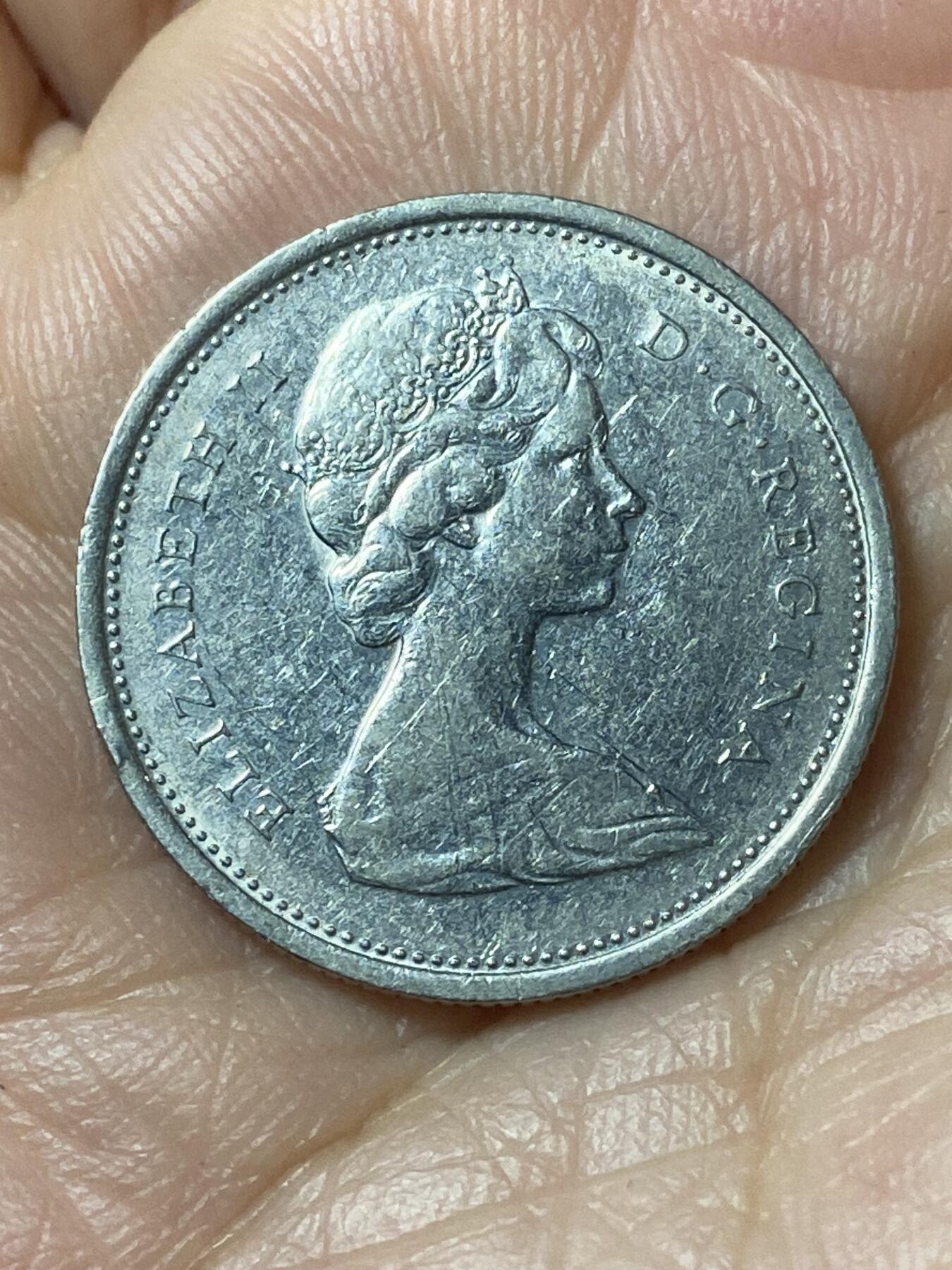 2026年第二十一场(总第一百九十场）外国好品散币场(免佣金) 加拿大🇨🇦1969年25分(伊丽莎白二世中年花冠第三版)