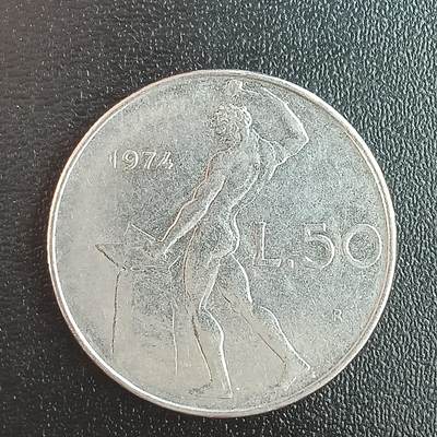 逸泉钱币2026第十二组世界钱币专场春节千件大拍A1614～2574 - 2365 意大利50里拉