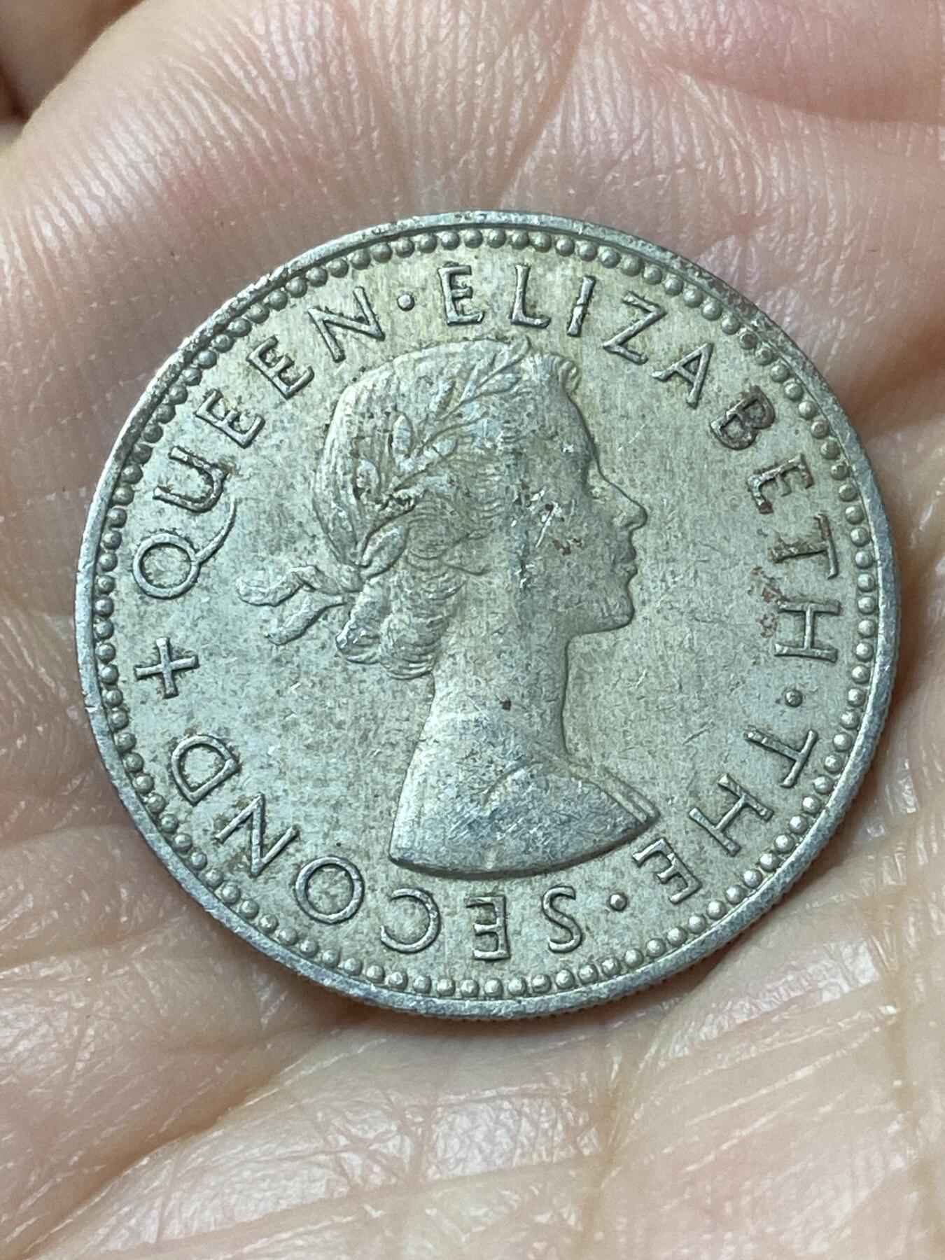 2026年第二十一场(总第一百九十场）外国好品散币场(免佣金) 新西兰🇳🇿1964年1先令(伊丽莎白二世青年桂冠第二版)