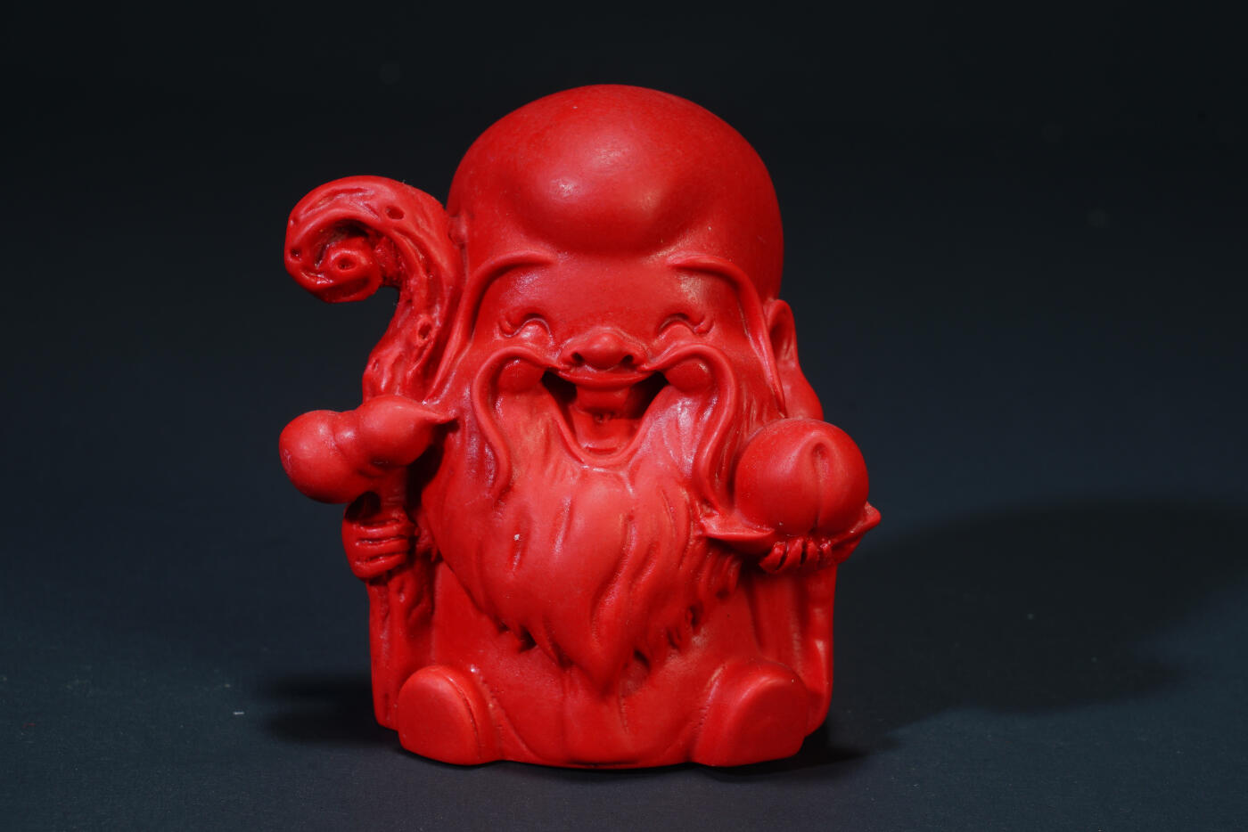 上海都达杂项专场二十六（全场包邮）  朱砂寿星公小摆件88-114