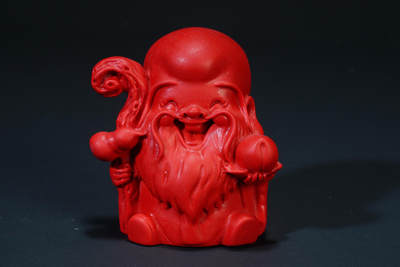 上海都达杂项专场二十六（全场包邮）  - 朱砂寿星公小摆件88-114