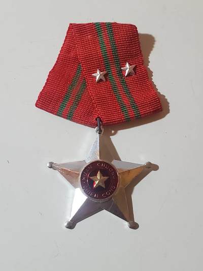 韵星假日军品类拍卖第40期 -- Rimey Holidays Militaria Auction 40 - 越南社会主义共和国二级战功勋章 越中战争时期软挂好品 需前线杀敌或者指挥小型战斗