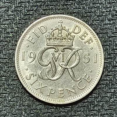 逸泉钱币2026B第十场世界钱币纪念币专场B1231-1615 - 1325英国6便士