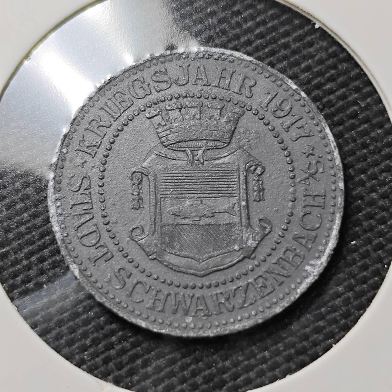 KK钱币收藏小铺  第395期  2月预留时间 周末发货  德紧10芬尼代币