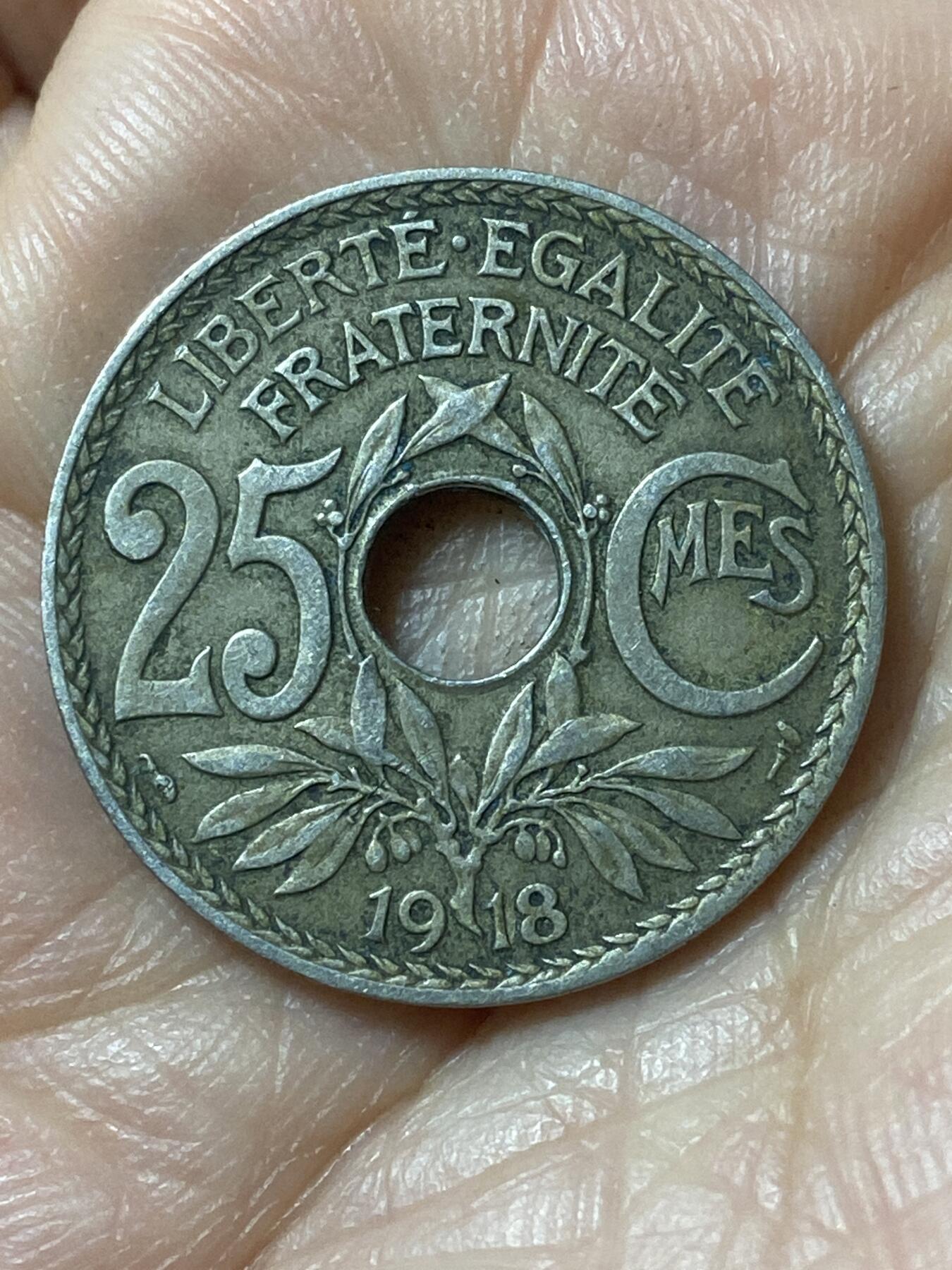 2026年第二十一场(总第一百九十场）外国好品散币场(免佣金) 法兰西第三共和国1918年25生丁