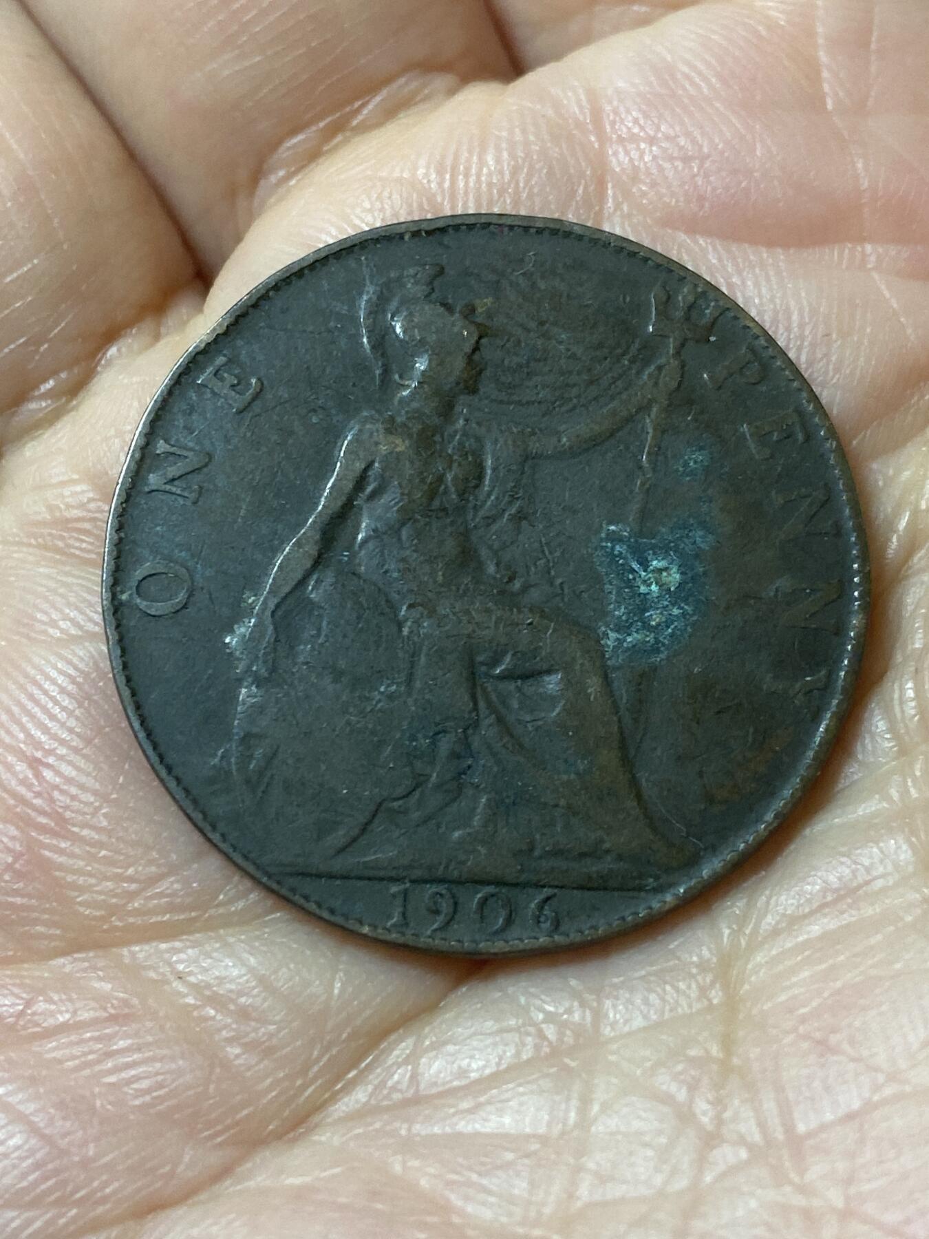 2026年第二十一场(总第一百九十场）外国好品散币场(免佣金) 英国🇬🇧1906年1便士(爱德华七世时期)