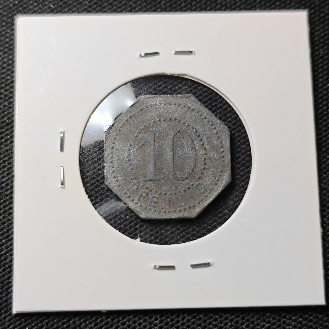 KK钱币收藏小铺  第395期  2月预留时间 周末发货  德紧10芬尼