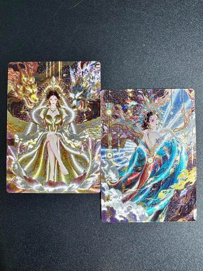 NO.24 好又多金牌大场，年前最后一期，全场中拍有礼！每周一站式配齐，方便凑单！（周6晚9点截拍，卖家送拍0抽成！ - 奇点卡牌 霁月绘大荒魔女 雨师妾＋蒙沅沅 粗闪一对