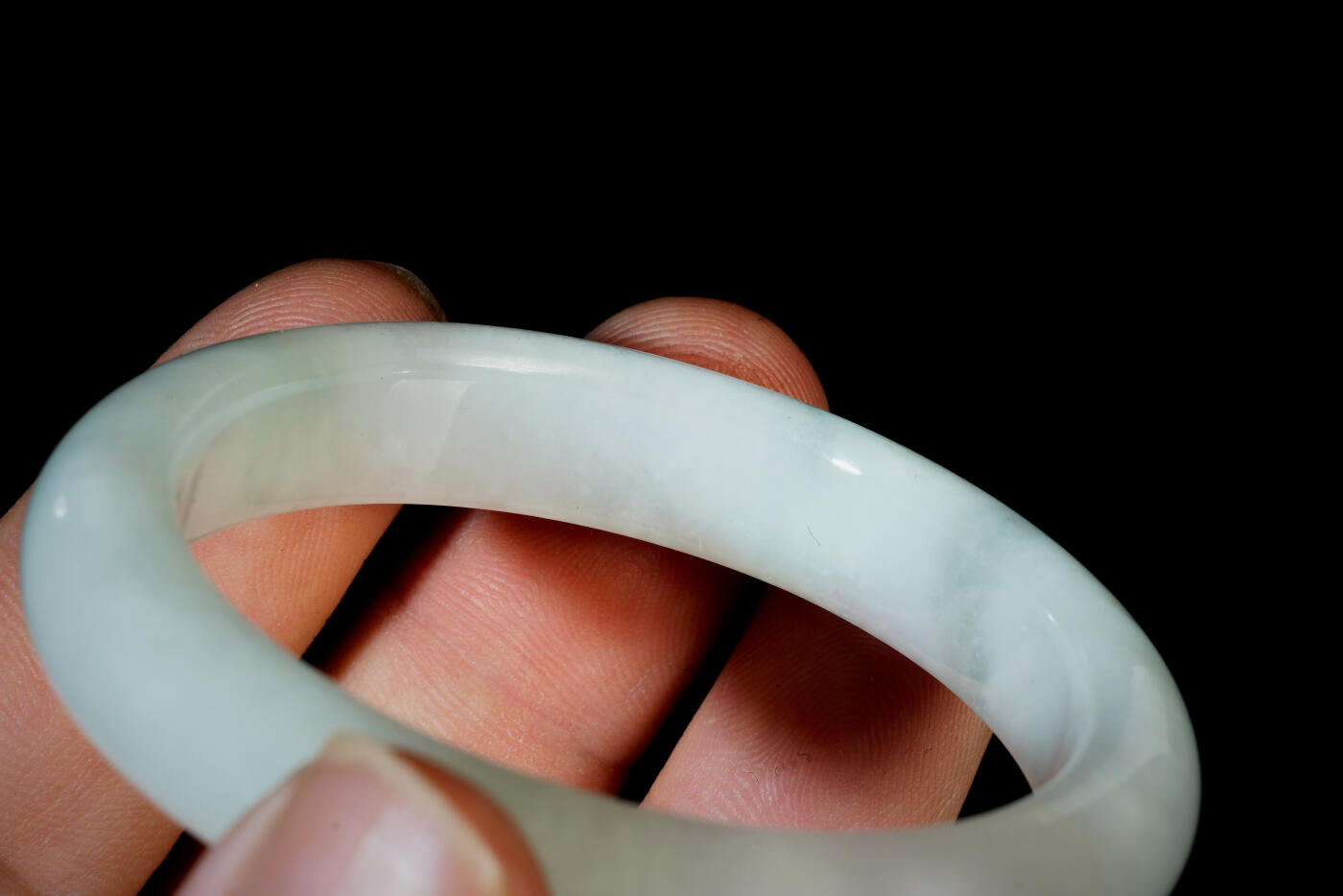 上海都达杂项专场二十六（全场包邮）  天然冰糯种翡翠手镯88-59