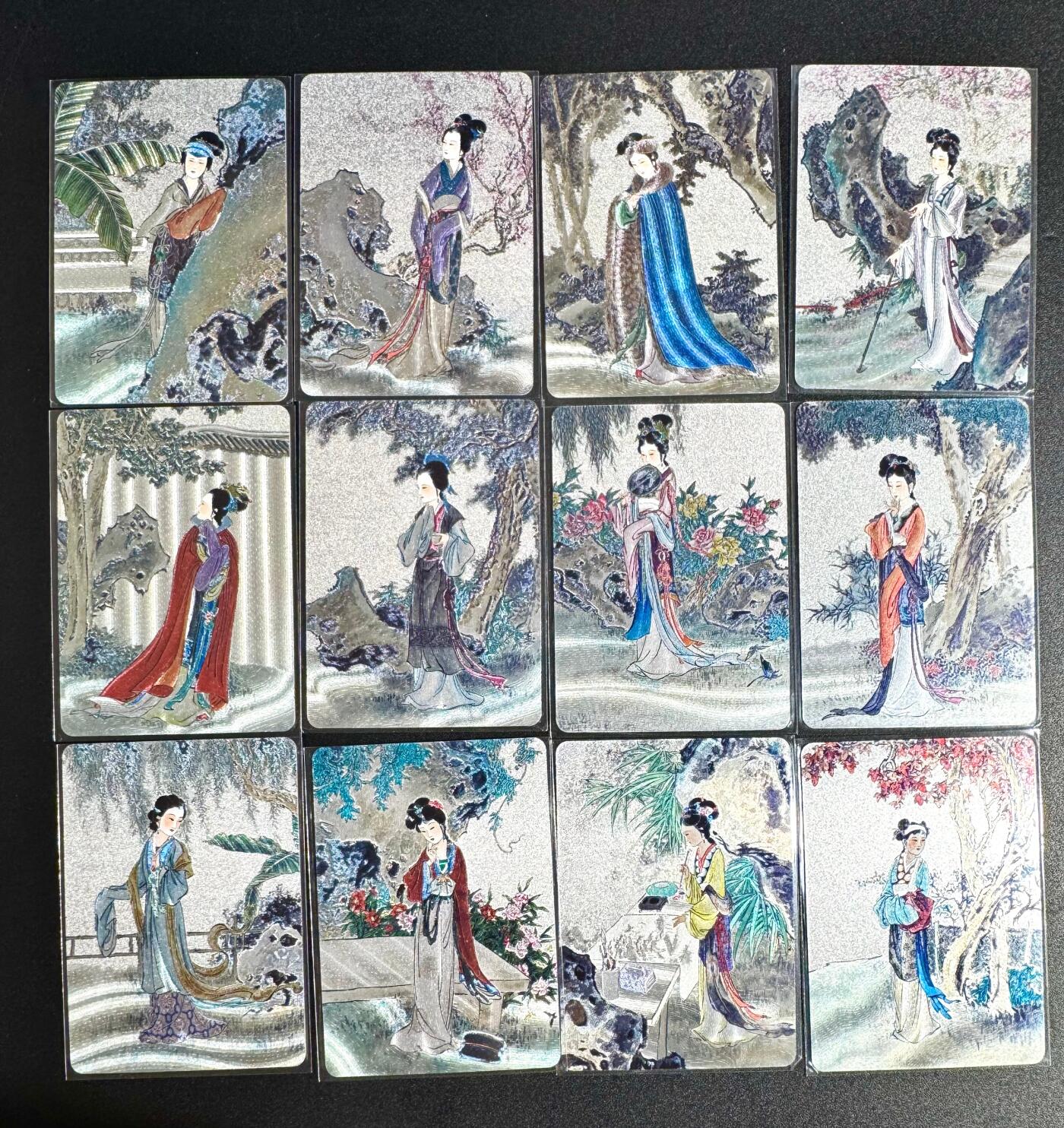 NO.24 好又多金牌大场，年前最后一期，全场中拍有礼！每周一站式配齐，方便凑单！（周6晚9点截拍，卖家送拍0抽成！ 【套卡】启读 姚柏 金陵十二钗 粗闪一套