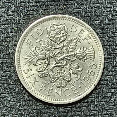 逸泉钱币2026B第十场世界钱币纪念币专场B1231-1615 - 1322英国6便士