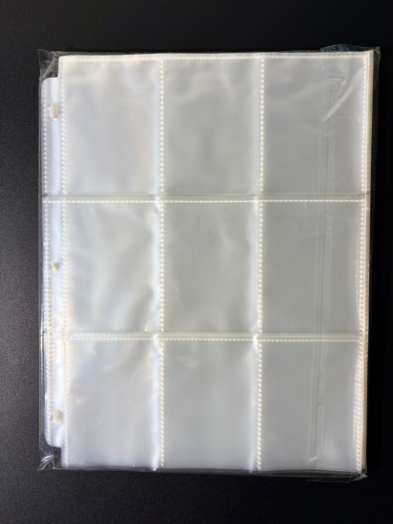 NO.24 好又多金牌大场，年前最后一期，全场中拍有礼！每周一站式配齐，方便凑单！（周6晚9点截拍，卖家送拍0抽成！ 【卡页】九宫透明卡页50张