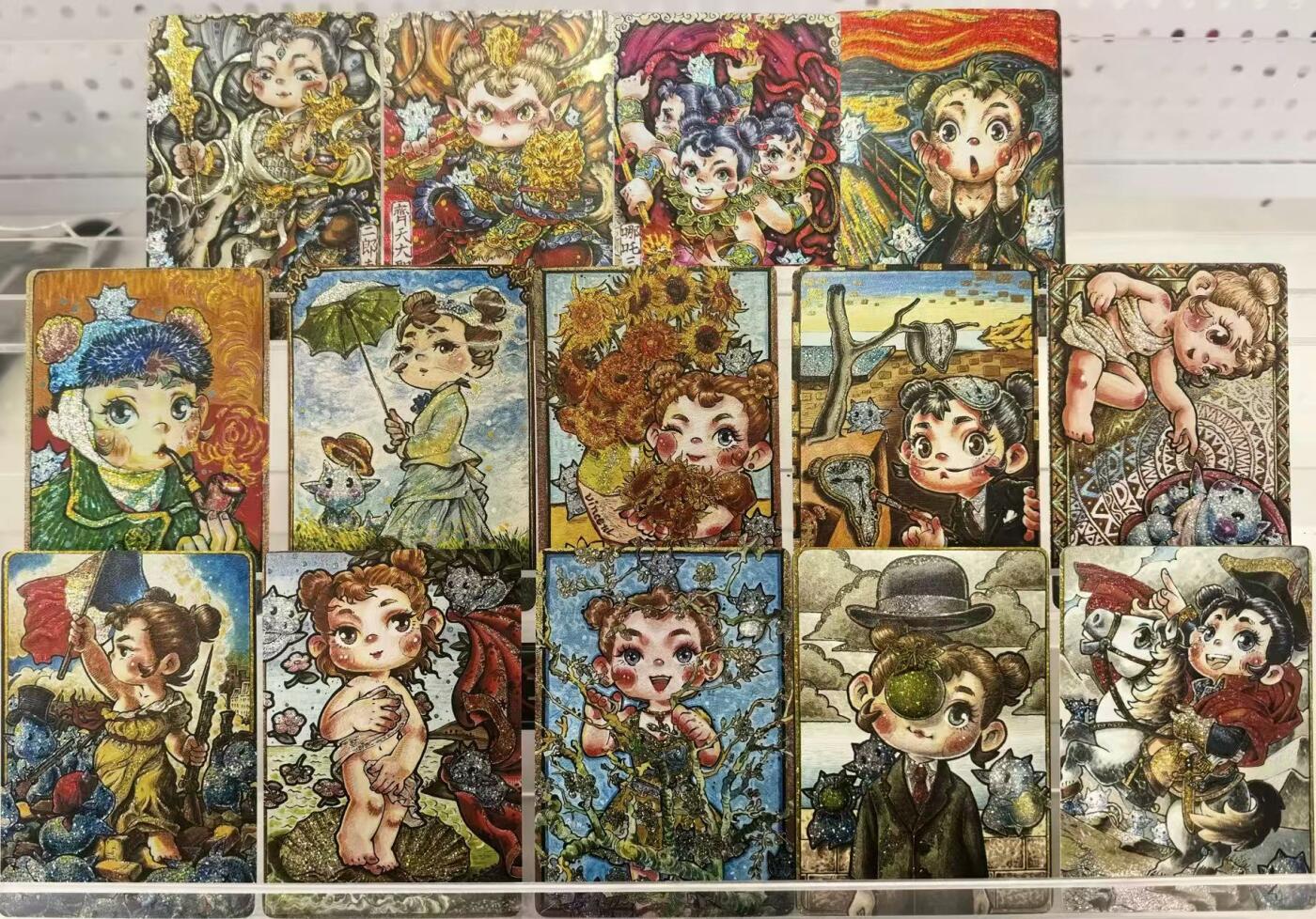 NO.24 好又多金牌大场，年前最后一期，全场中拍有礼！每周一站式配齐，方便凑单！（周6晚9点截拍，卖家送拍0抽成！ 卡萃文化 李尊奇 路蓝奇境 视高迪滴胶钻闪一套14张