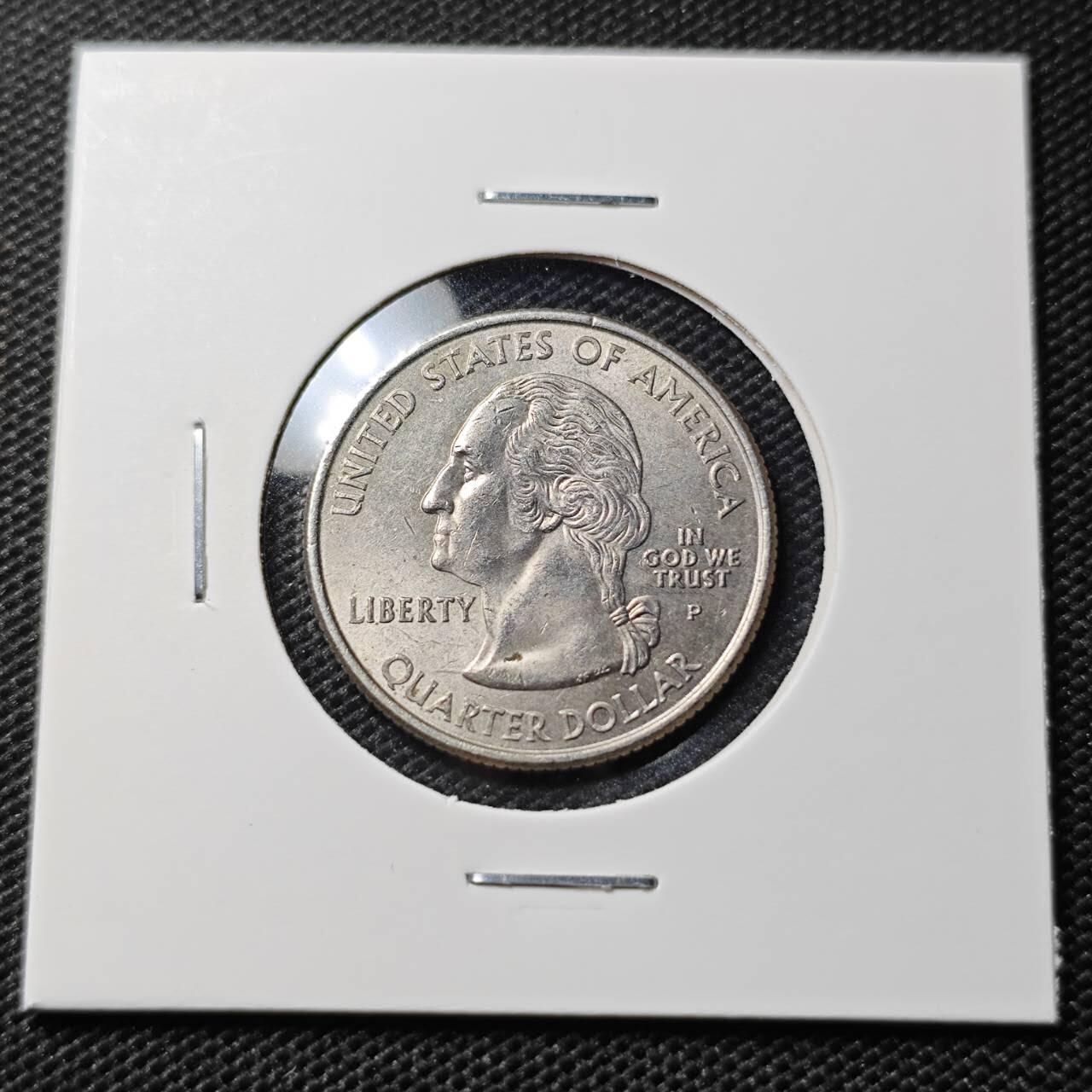 KK钱币收藏小铺  第395期  2月预留时间 周末发货  2002美国25分纪念币