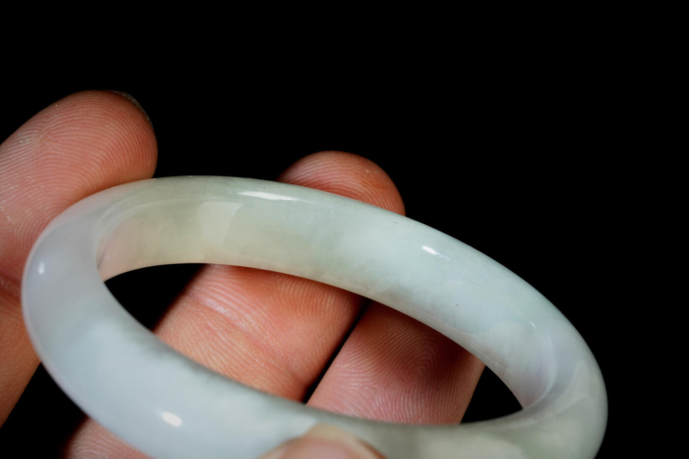 上海都达杂项专场二十六（全场包邮）  天然冰糯种翡翠手镯88-59