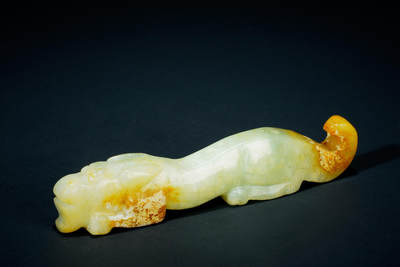 上海都达杂项专场二十六（全场包邮）  - 古玉虎小摆件