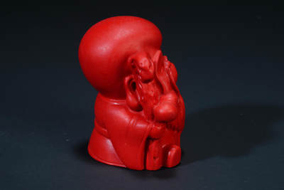 上海都达杂项专场三十四【年后发货全场包邮】  朱砂寿星公小摆件88-114