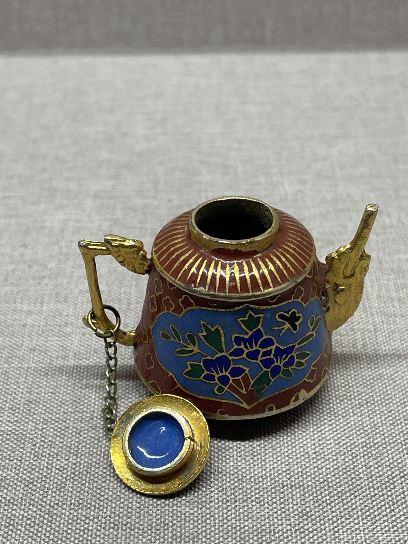 杂项 景泰蓝小壶摆件