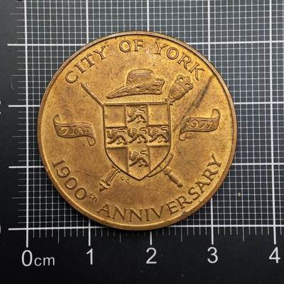  【淘币小摊】限时拍第八百六十八拍   章牌场   年前最后一周之前预留8号9号全部发出请更换最新收货地址不方便收货的请勿参拍或者顺丰到付  - 约克城1900周年纪念章