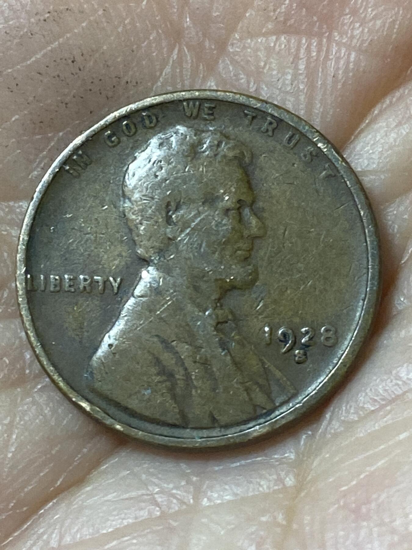 2026年第二十一场(总第一百九十场）外国好品散币场(免佣金) 美国🇺🇸1928年1分(林肯1分第一版，S标旧金山造)