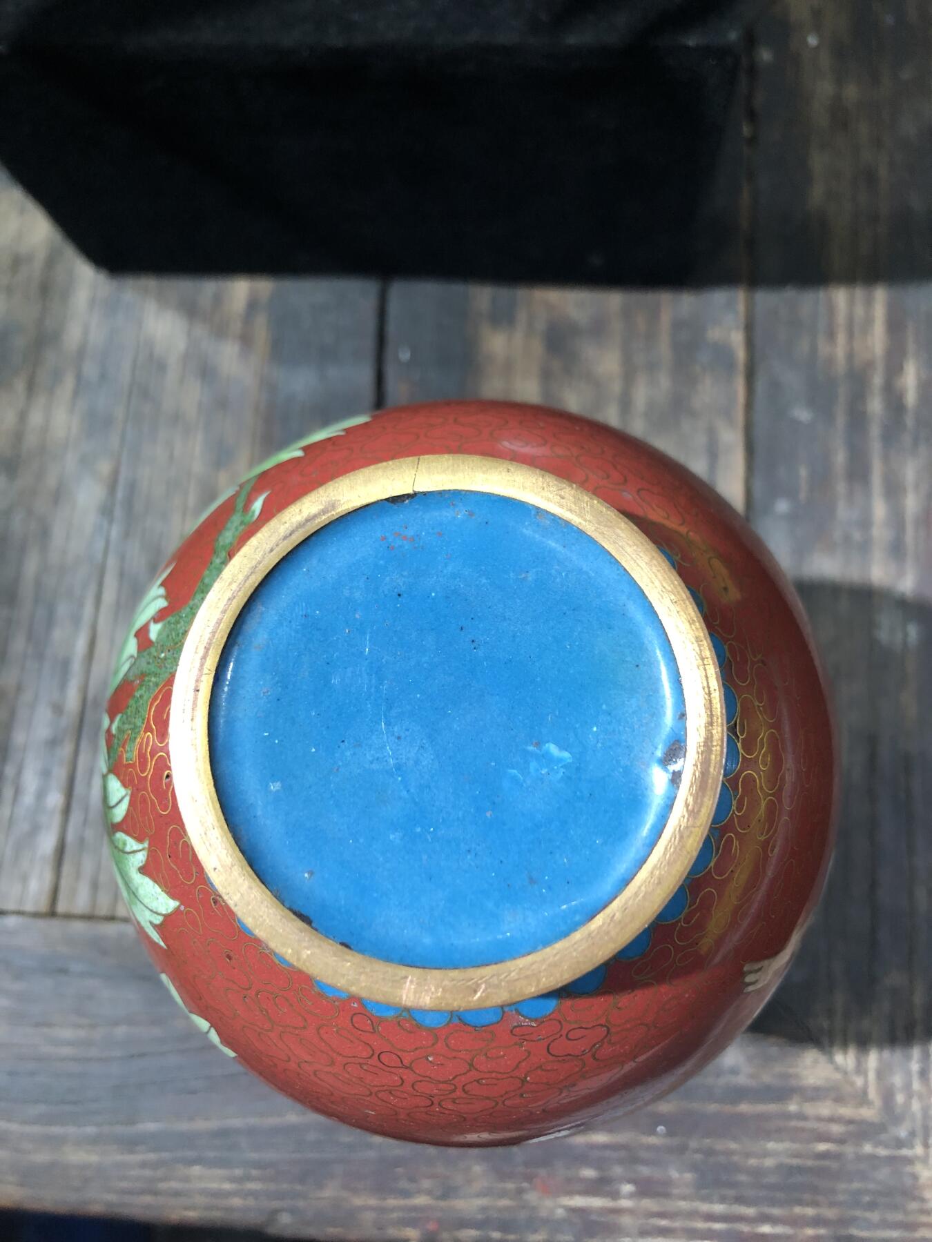 杂项 铜胎珐琅彩赏瓶