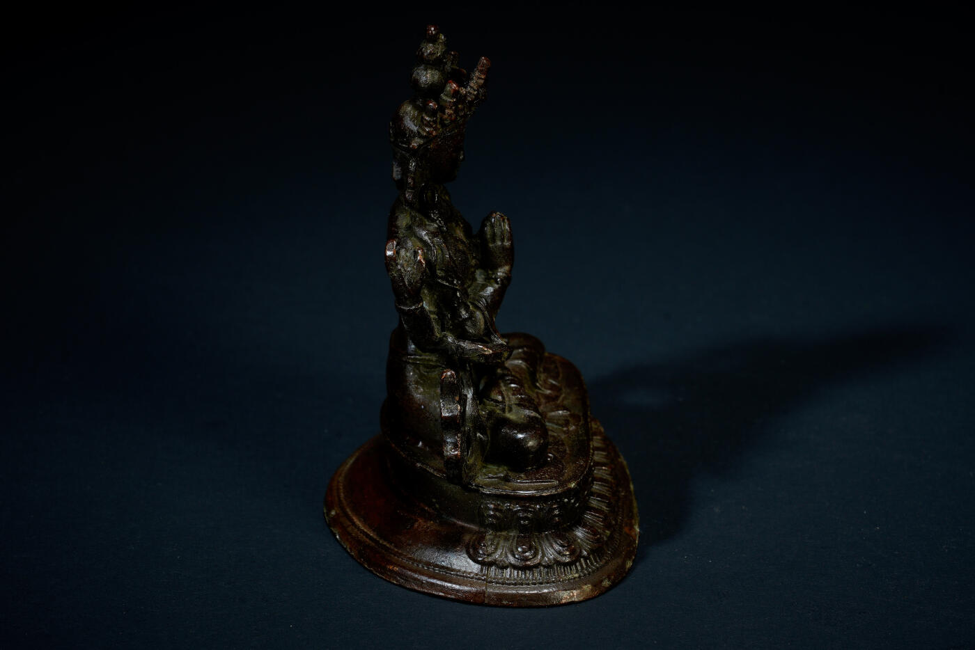 上海都达杂项专场二十六（全场包邮）  尼泊尔铜四臂观音造像88-12