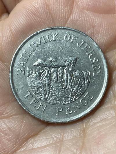 2026年第二十一场(总第一百九十场）外国好品散币场(免佣金) - 英属泽西岛🇯🇪1992年10便士(伊丽莎白二世中年花冠，第三套第二版，小尺寸版首发年)