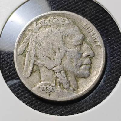 KK钱币收藏小铺  第395期  2月预留时间 周末发货 - 1936美国5分 