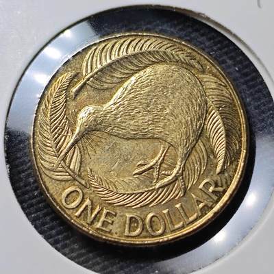 KK钱币收藏小铺  第395期  2月预留时间 周末发货 - 2002新西兰1元 