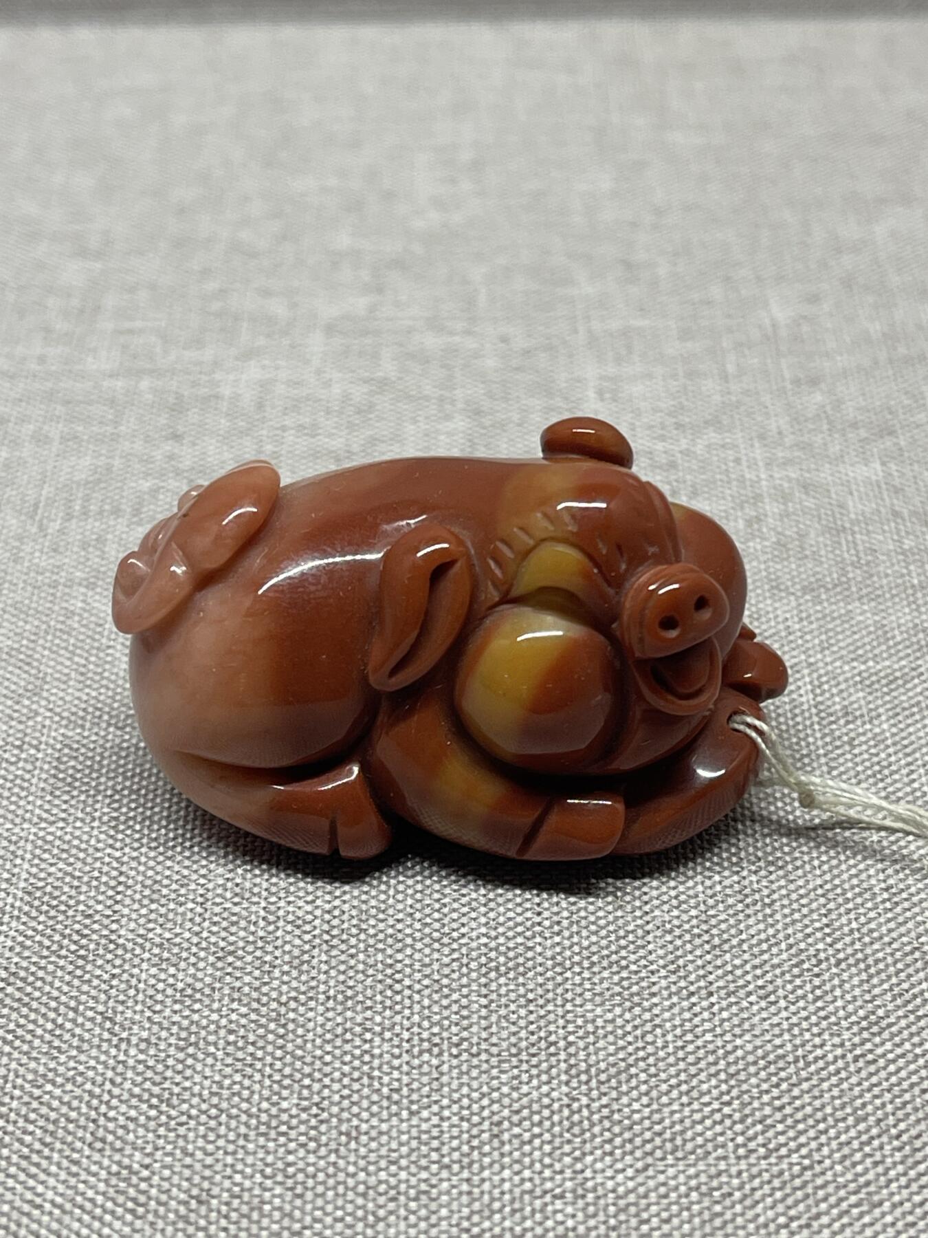 杂项 战国红招财猪