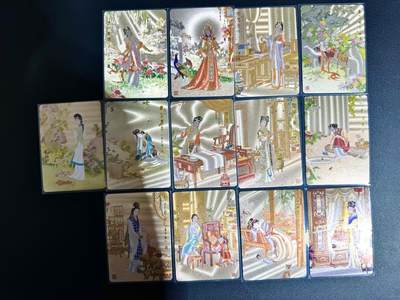 NO.24 好又多金牌大场，年前最后一期，全场中拍有礼！每周一站式配齐，方便凑单！（周6晚9点截拍，卖家送拍0抽成！ - 昆仑万象 项维仁工笔仕女 红楼十二钗＋鸳鸯剑特卡 远景粗闪一套