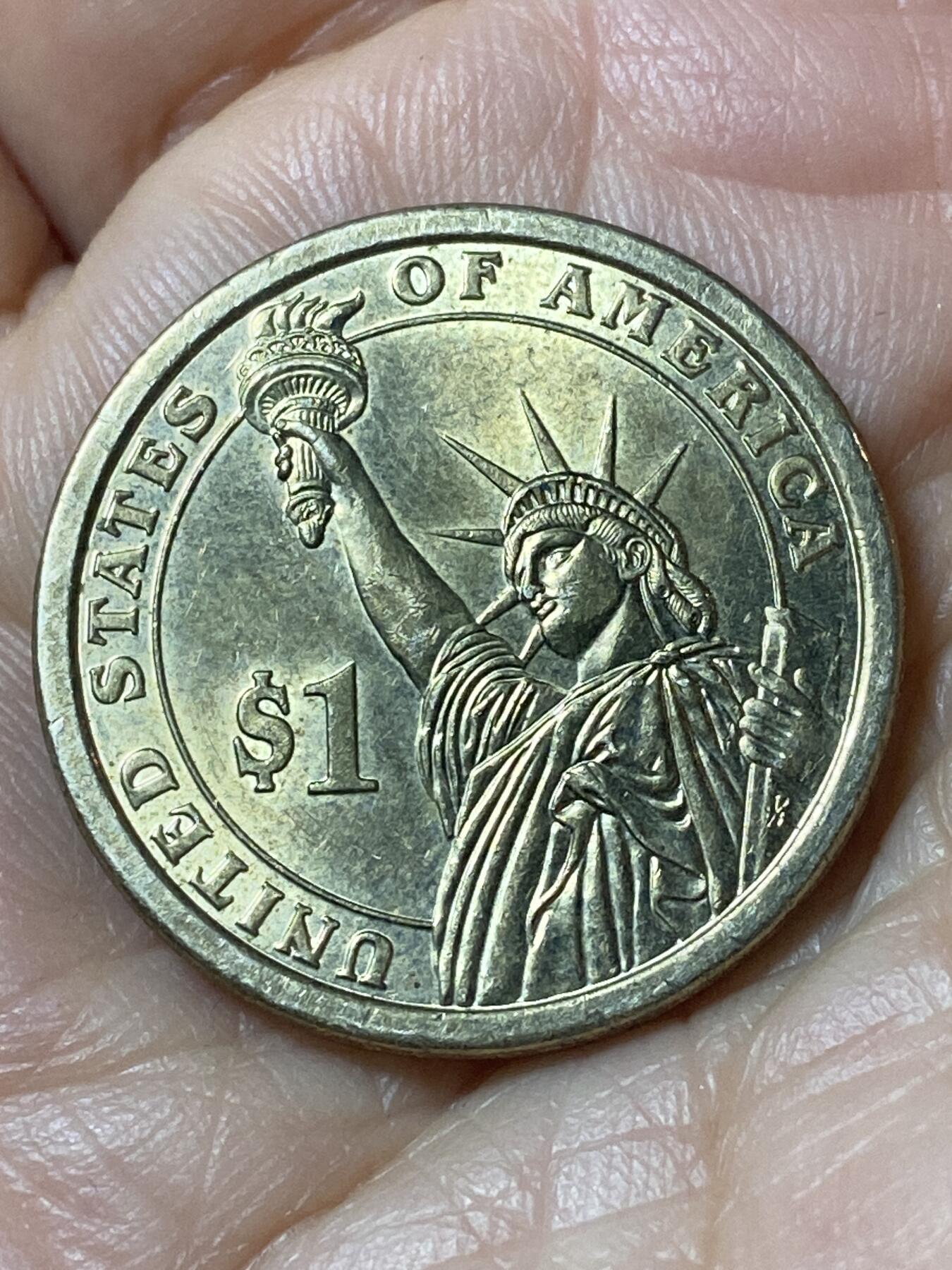 2026年第二十一场(总第一百九十场）外国好品散币场(免佣金) 美国🇺🇸2007年1元(总统系列–第一任总统乔治·华盛顿纪念币)