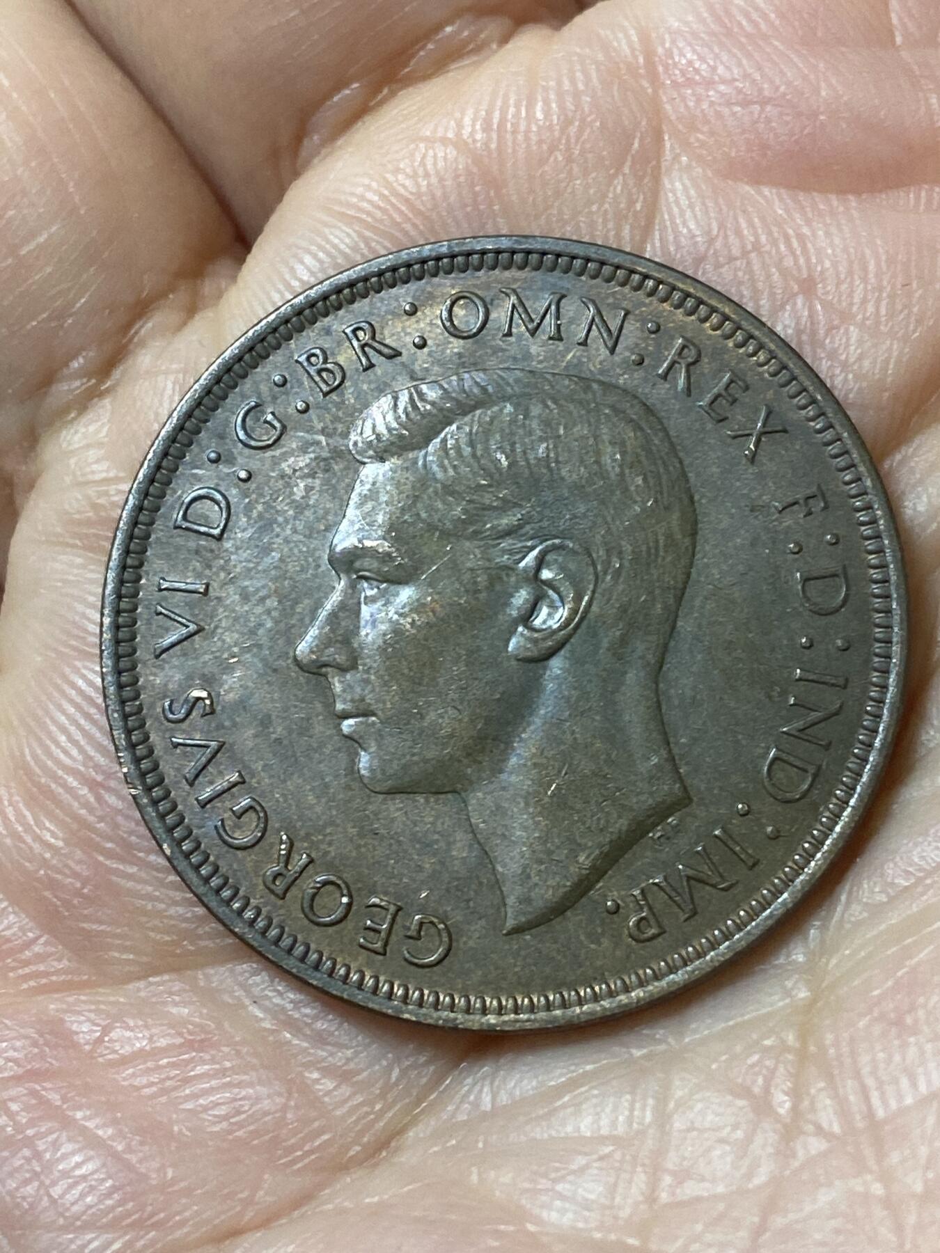 2026年第二十一场(总第一百九十场）外国好品散币场(免佣金) 英国🇬🇧1938年1便士(乔治六世第一版)