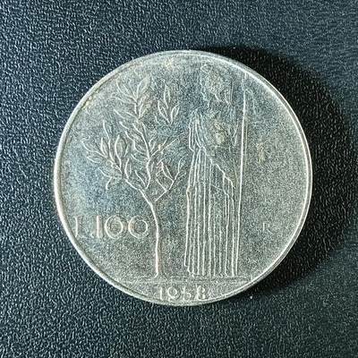 逸泉钱币2026第十二组世界钱币专场春节千件大拍A1614～2574 - 2310 意大利100里拉