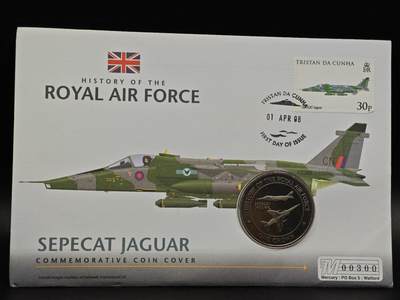  【淘币小摊】限时拍第八百七十拍   克朗币邮币封场    年前最后一场结束全部发出请更换最新收货地址不方便收货的请勿参拍或者顺丰到付 - 直布罗陀2008年英国皇家空军飞机历史克朗纪念币邮币封